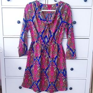 Pink Paisley Dress